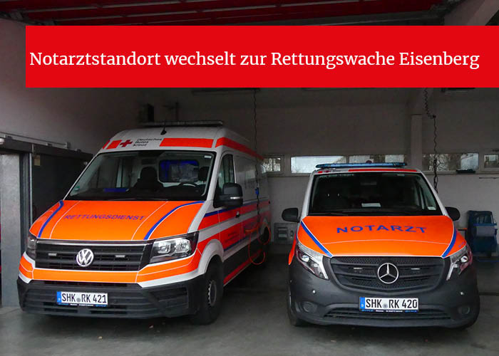 Notarztstandort in Rettungswache Eisenberg