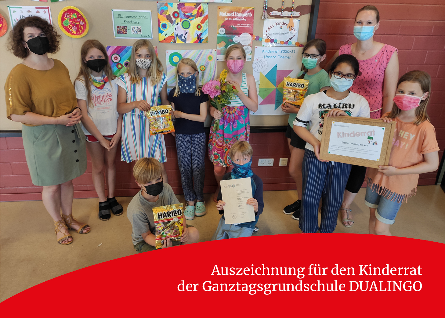 Auszeichnung für den Kinderrat der Bilingualen Ganztagsgrundschule Dualingo