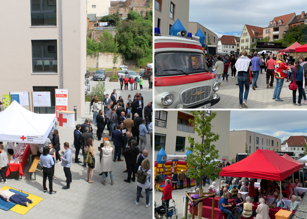 DRK-Kreisverband Jena-Eisenberg-Stadtroda e.V.: Erfolgreiche Eröffnungsfeier mit Tag der offenen Tür im neuen DRK-Marktquartier in Stadtroda